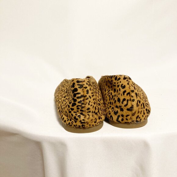 Madewell The Cory Flat in Leopard Calf Hair Size 8 - Picture 5 of 9